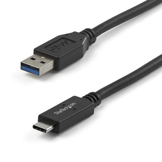 StarTech.com - Cable de Carga y Sincronización USB-A a USB-C de 1m - Cable USB de 10Gbps - Cable de Datos USB-A a USB Tipo C - M/M - Negro