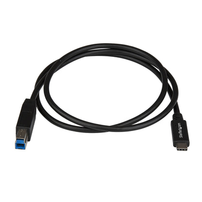 StarTech.com - USB31CB1M cable USB USB 3.2 Gen 2 (3.1 Gen 2) 1 m USB C USB B Negro