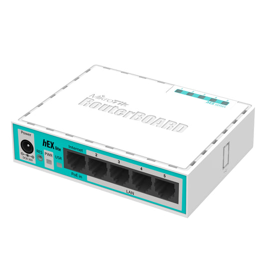 Mikrotik - hEX lite router Blanco