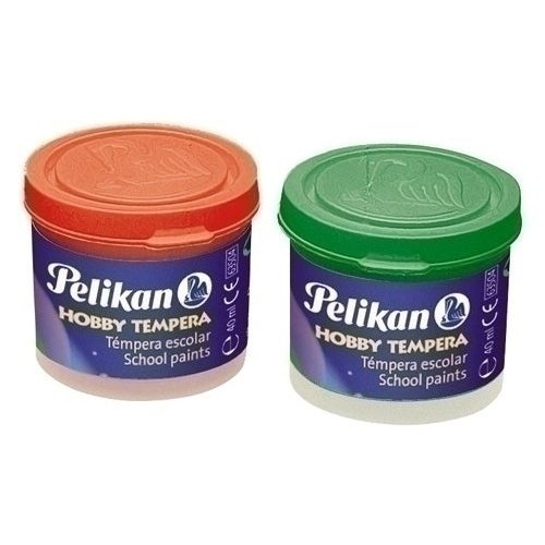 Pelikan - TEMPERA PELIKAN 40 ml 742/40 CARMIN - Pack de 6 unidades