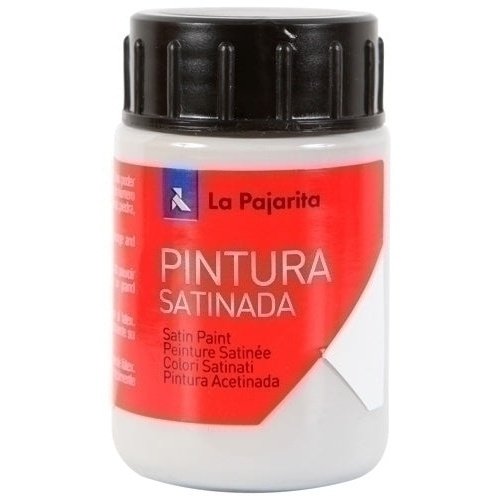 La Pajarita - PINTURA LX.PAJARITA 35 ml GRIS PLAT.L-19 - Pack de 6 unidades