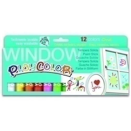 Playcolor - TEMPERA PLAYCOLOR ONE WINDOW C/12