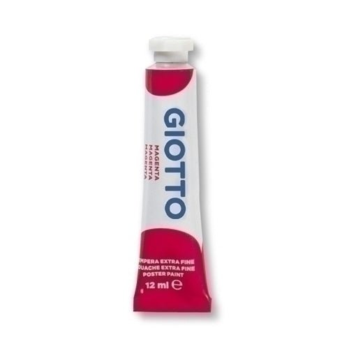 Giotto - TEMPERA GIOTTO 12 ml (tubo)  MAGENTA - Pack de 6 unidades