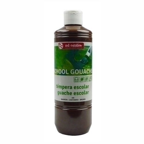 Talens - TEMPERA TALENS GOUACHE 500 ml PARDO