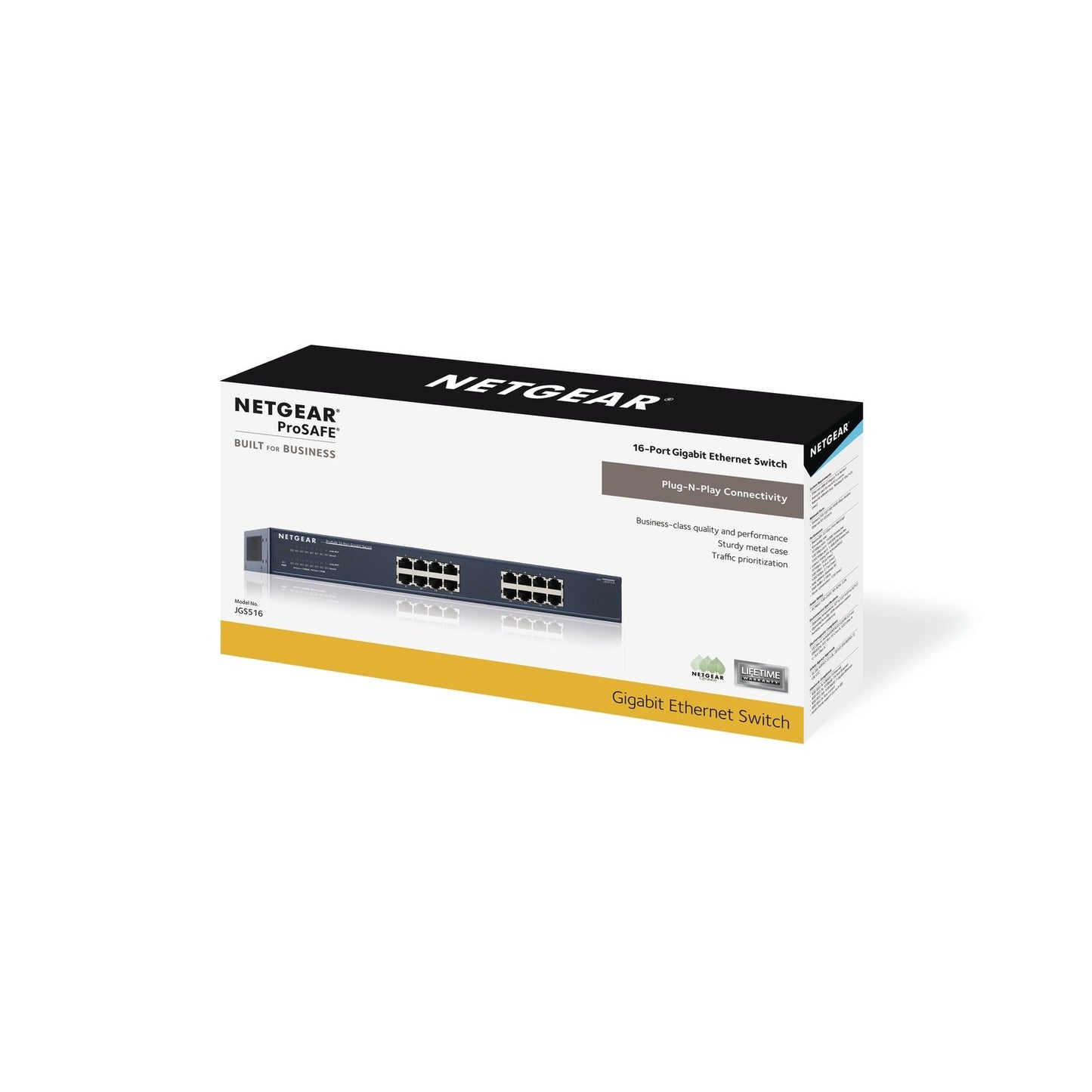 NETGEAR - JGS516 No administrado Azul