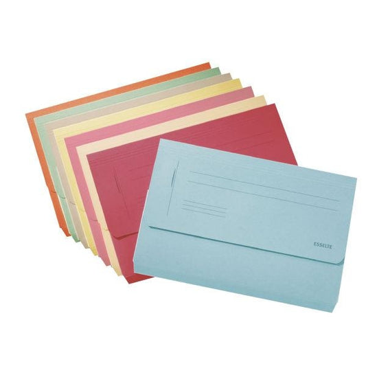 Esselte - Pocket-file Folio Blue Amarillo Folio (245 x 348 mm)