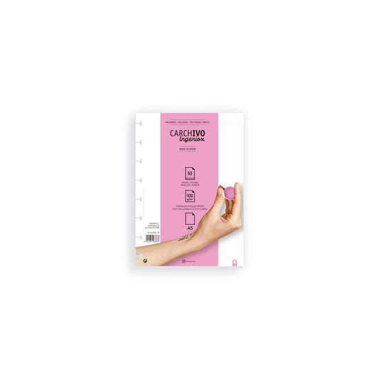 CARCHIVO - 66105205 papel de cuaderno 150 x 210 mm (A5) 50 hojas