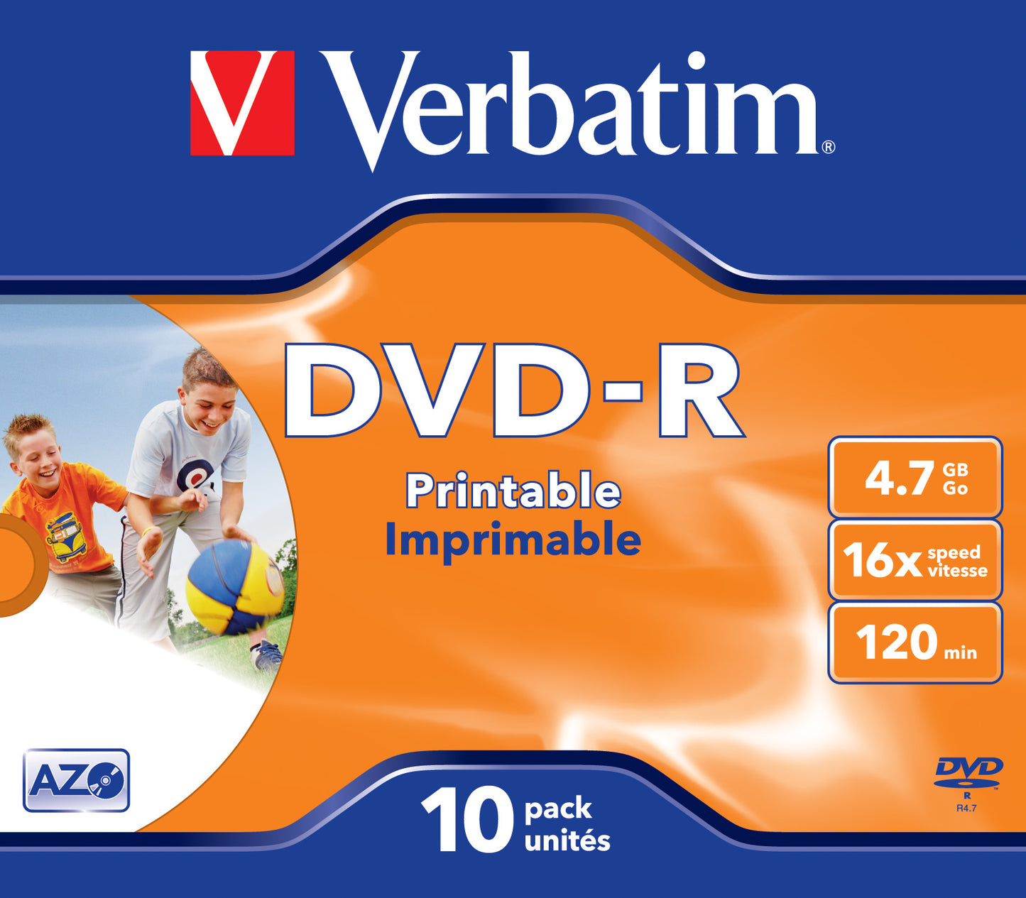 Verbatim - 43521 DVD en blanco 4 7 GB DVD-R 10 pieza(s)