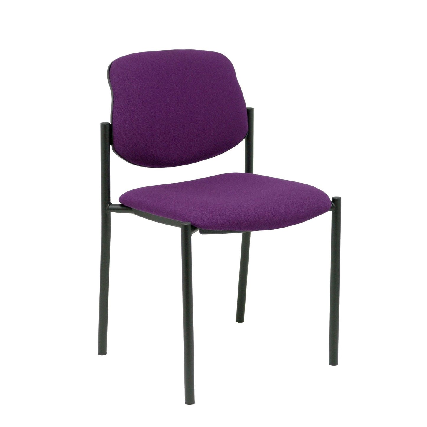 PIQUERAS Y CRESPO - Silla fija Villalgordo bali morado chasis negro