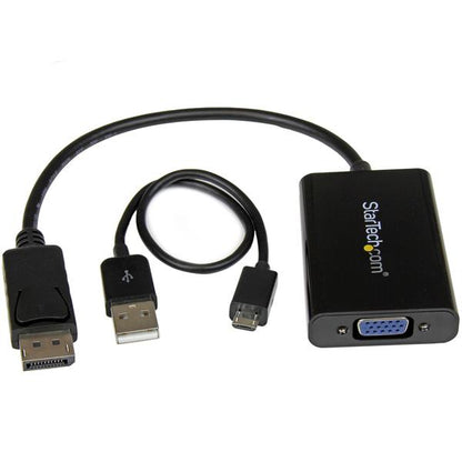 StarTech.com - Adaptador de vídeo DisplayPort a VGA con audio