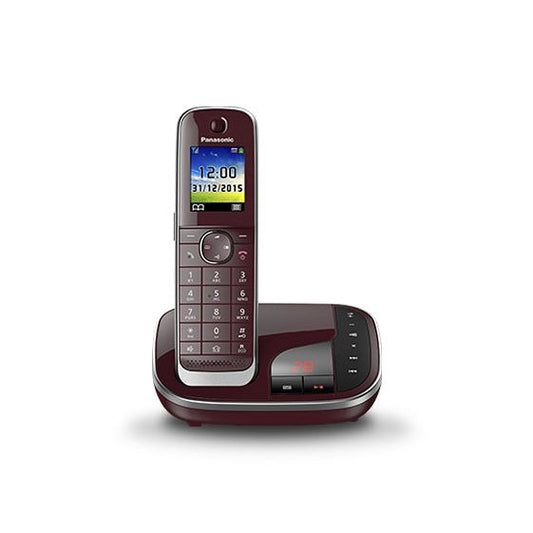 Panasonic - KX-TGJ320 Teléfono DECT Identificador de llamadas Rojo