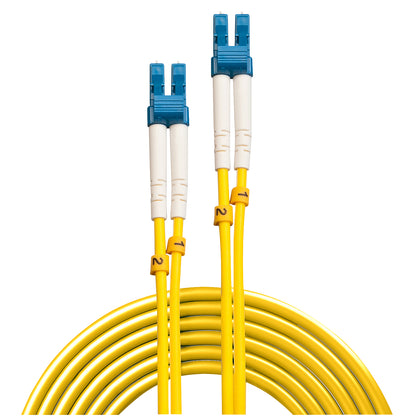 Lindy - 47450 cable de fibra optica 1 m LC OS2 Amarillo