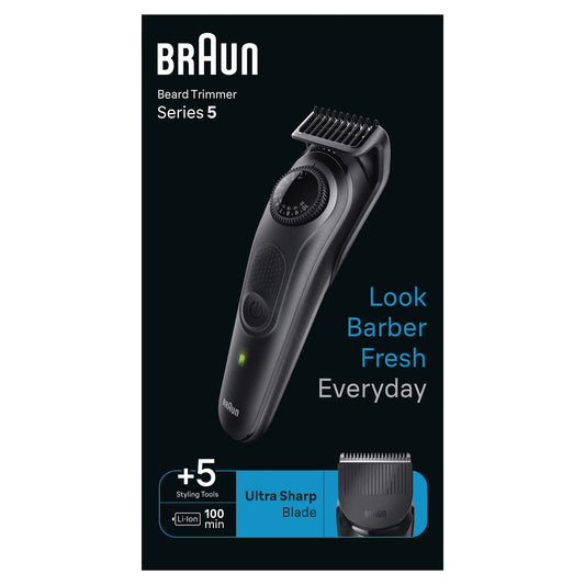 Braun - BeardTrimmer 5 BT5420 Batería 40 2 cm Negro