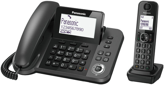 Panasonic - KX-TGF310 Teléfono DECT Identificador de llamadas Negro