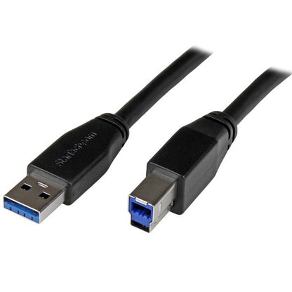 StarTech.com - Cable Activo USB 3.0 SuperSpeed de 5 metros - A Macho a B Macho