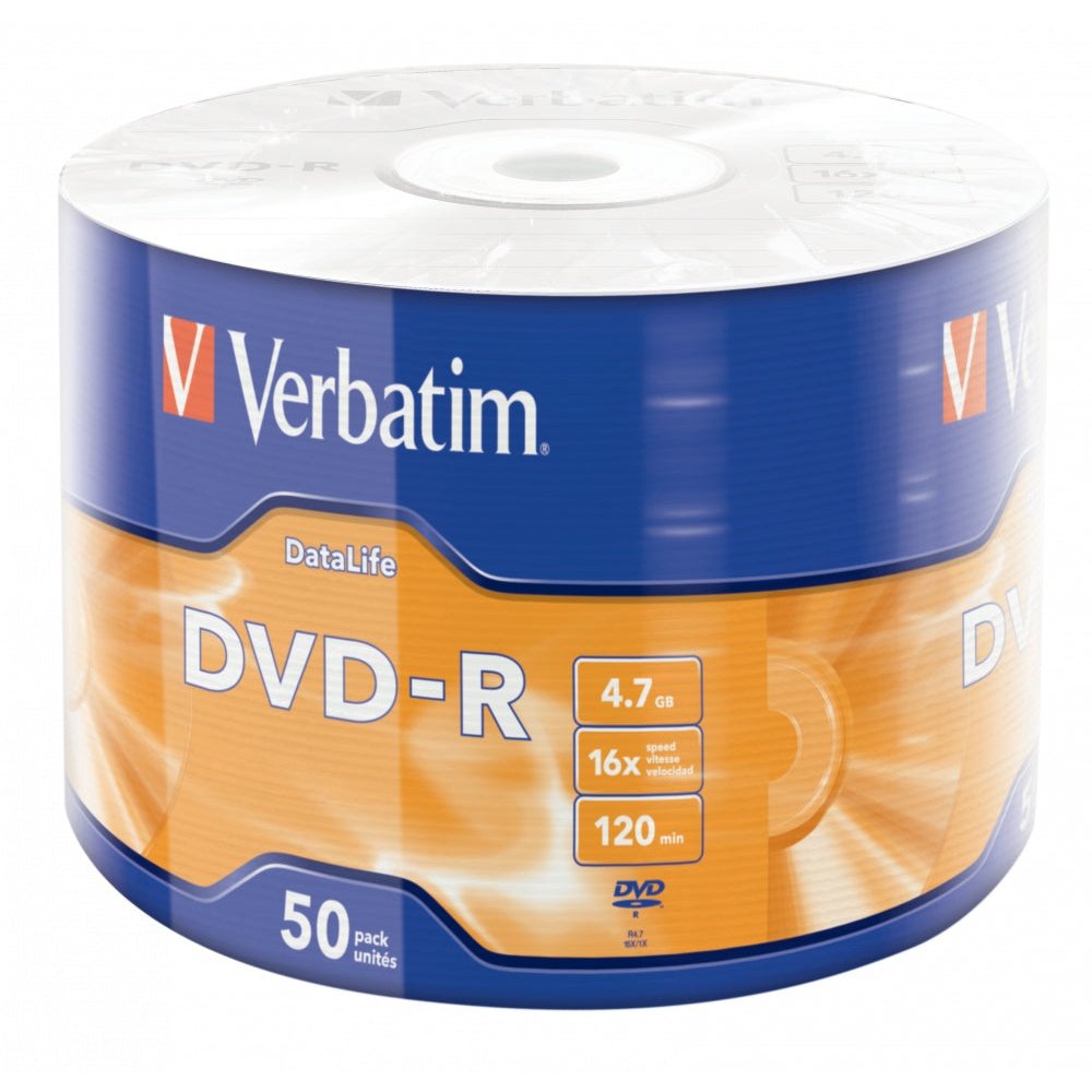 Verbatim - 43791 DVD en blanco 4 7 GB DVD-R 50 pieza(s)