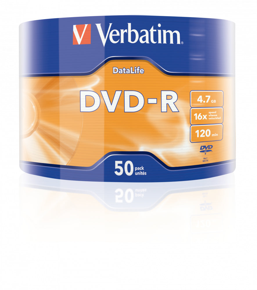 Verbatim - 43791 DVD en blanco 4 7 GB DVD-R 50 pieza(s)