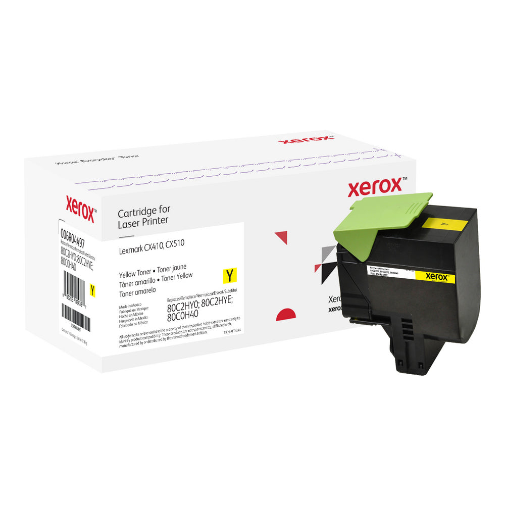 Xerox - Everyday El tóner Everyday Amarillo de Xerox es compatible con Lexmark 80C2HY0/80C2HYE/80C0H40  High capacity