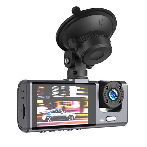 XO Camara de Seguridad FULLHD - Angulo 140º - Deteccion de Movimiento - Modo Parking - Soporte Ajustable - Compacta y Ligera - Micro SD hasta 64Gb - Color Negro 1 pieza(s)