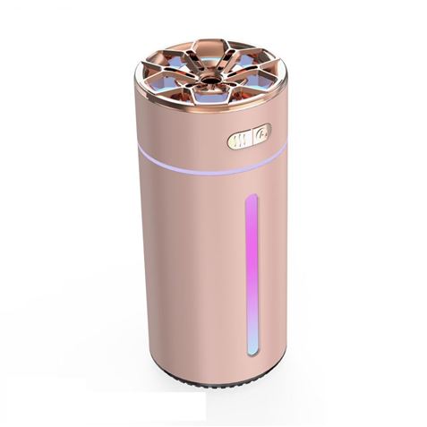 XO Aromatizador de Espacios Reducidos - Luz RGB - Bateria 800mAh - Cargador Tipo C - Capacidad 300Ml - Color Rosa 1 pieza(s)