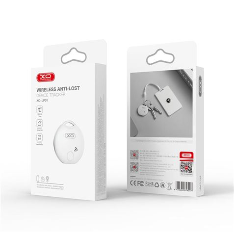 XO Localizador Smart Tag - Compatible con IOS/Android - Configuracion Via App en Español - Color Blanco 1 pieza(s)