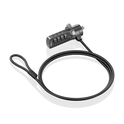 AISENS - Cable de seguridad con cerradura de combinación para Ordenador  Monitor  Portátil 1.5m