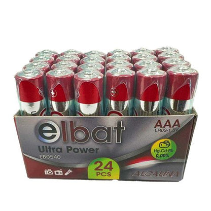 Elbat Pack 24 Pcs Pilas Alcalinas LR03/AAA - Color Varios 1 pieza(s)