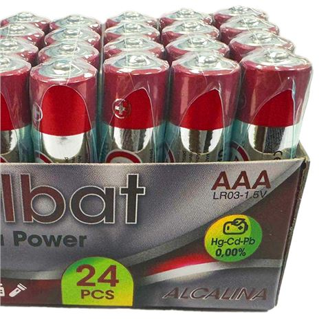 Elbat Pack 24 Pcs Pilas Alcalinas LR03/AAA - Color Varios 1 pieza(s)