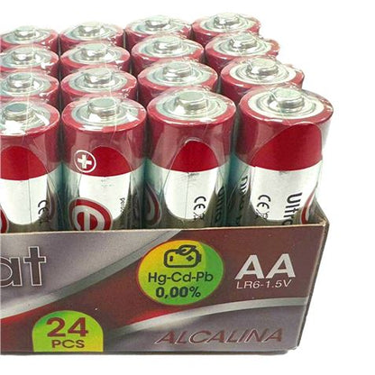 Elbat Pack 24 Pcs Pilas Alcalinas LR6/AA - Color Varios 1 pieza(s)