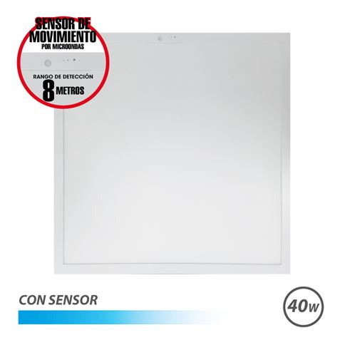 Elbat Panel LED 60x60 40W - 4600Lm - Luz Fria - con Sensor - Color Blanco 1 pieza(s)