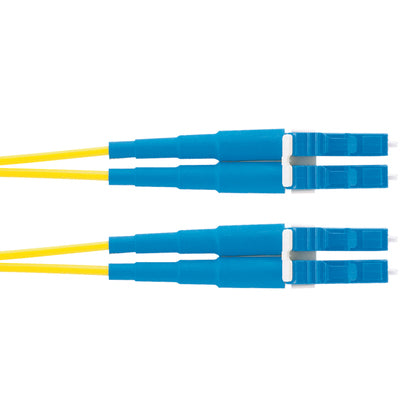 Panduit - 5m OS2 LC Duplex Cable de fibra óptica e InfiniBand Amarillo