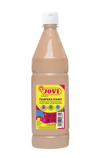 Jovi Tempera Paint Tempera Liquida - Base Agua - Lista para Usar - Alto Poder Cubriente - Secado Rapido - Excelente Fluidez - Adherencia en Multiples Superficies - Color Naranja 1 pieza(s)