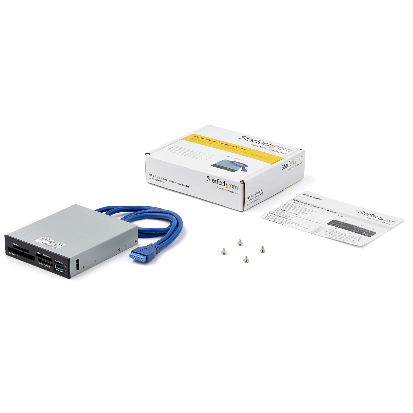 StarTech.com - Lector Interno USB 3.0 para Tarjetas Memoria Flash con Soporte para UHS-II