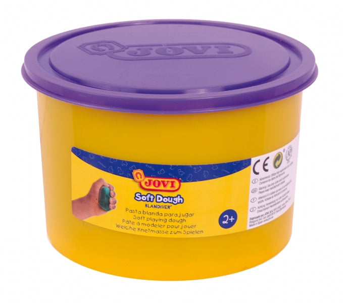 Jovi Soft Dough Blandiver Bote de 460gr - Violeta Pasta para Modelaje - Blanda y Flexible - Facil de Amasar y Moldear - Fomenta Creatividad y Motricidad Fina - Color Morado 1 pieza(s)