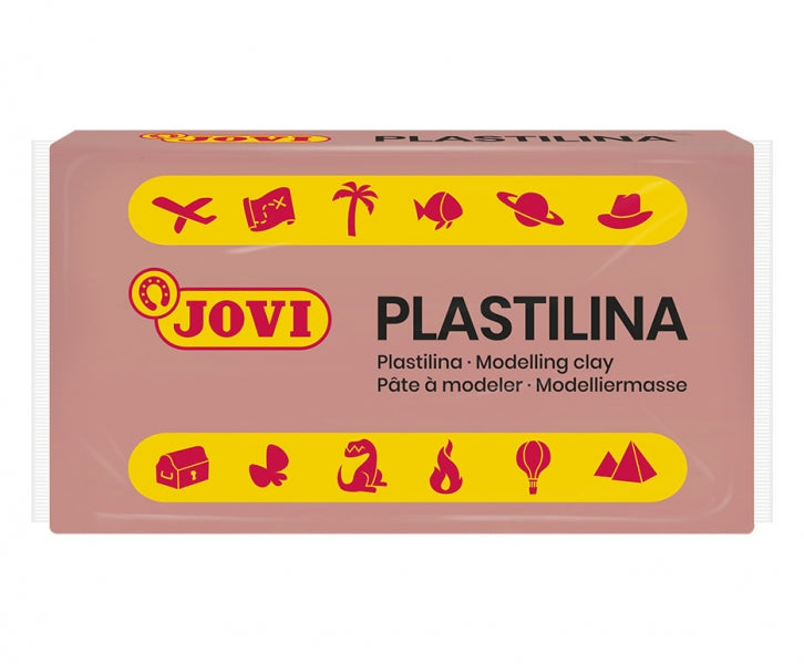 Jovi Caja de 30 Pastillas de Plastilina 50G - Muy Moldeable - No Se Seca - sin Gluten - Libre de Alergenos - No Toxica - Color Rosa 1 pieza(s)