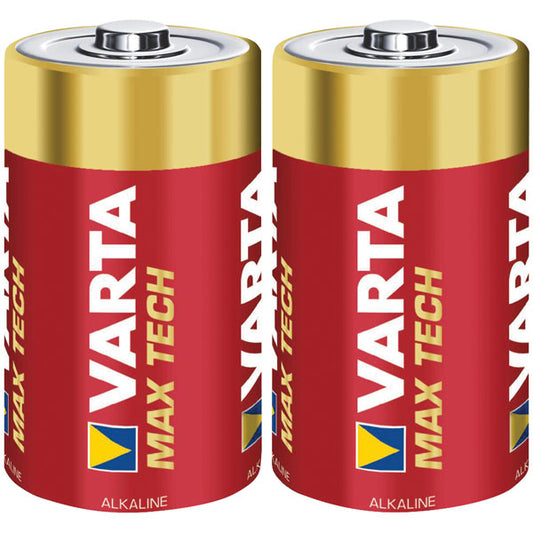 Varta - MAX TECH 2x Alkaline C Batería de un solo uso Alcalino