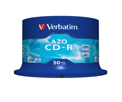 Verbatim - CD-R AZO Crystal 700 MB 50 pieza(s)