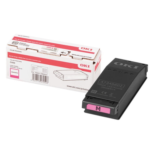 OKI C650 Magenta Cartucho de Toner Original - 9006128 Tintasmurcia.com