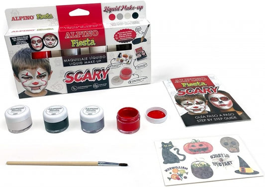 Alpino - ALPINO MAQUILLAJE LÍQUIDO SCARY ESTUCHE 4U C/SURTIDOS