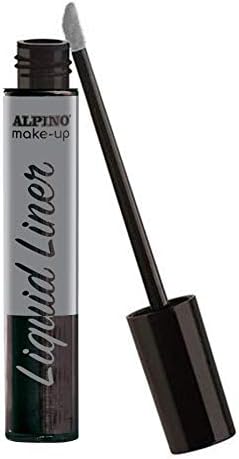 Alpino Make-up Liquid Liner Pack con 2 Botes de Maquillaje Liquido con Aplicador - Se Lava con Agua - Testado Dermatologicamente - Colores Blanco y Negro 1 pieza(s)