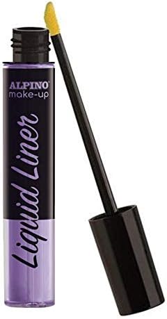 Alpino Make-up Liquid Liner Pack con 2 Botes de Maquillaje Liquido con Aplicador - Se Lava con Agua - Testado Dermatologicamente - Colores Rosa y Lila 1 pieza(s)