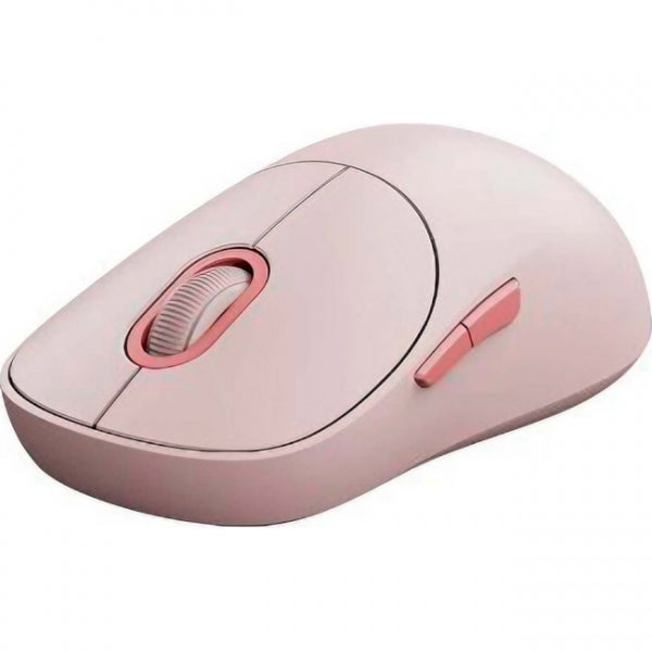 Xiaomi Wireless Mouse 3 Raton Inalambrico con Adaptador de 2.4GHz y Bluetooth 1200dpi - 5 Botones - Uso Diestro - Color Rosa 1 pieza(s)