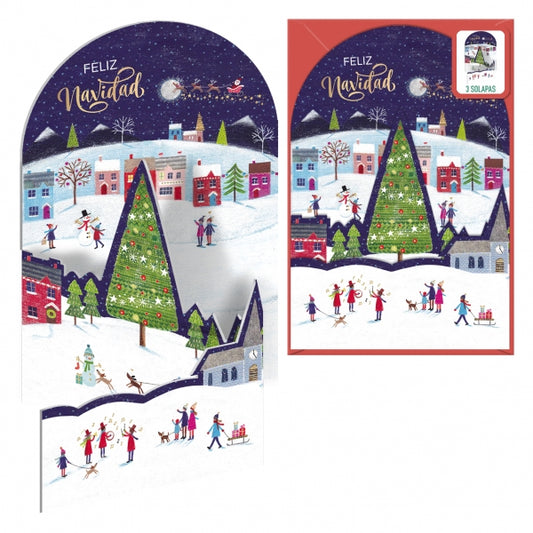 DOHE - CHRISTMAS DOHE 115x170 MAÑANA DE NAVIDAD - Pack de 6 unidades