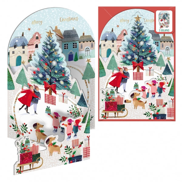 DOHE - CHRISTMAS DOHE 115x170 PATINANDO - Pack de 6 unidades