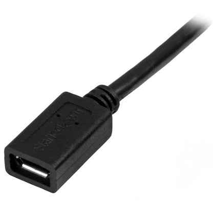 StarTech.com - Cable de 50cm Micro USB de Extensión - Macho a Hembra