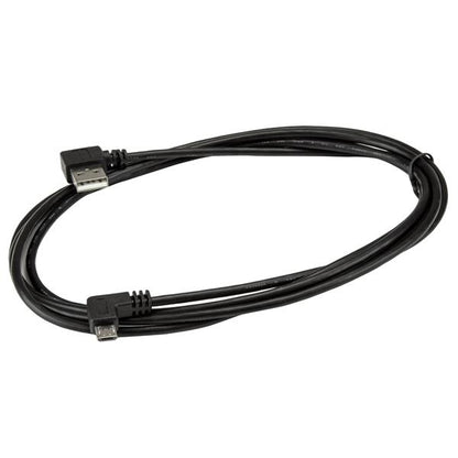 StarTech.com - Cable de 2m Micro USB con conector acodado a la derecha