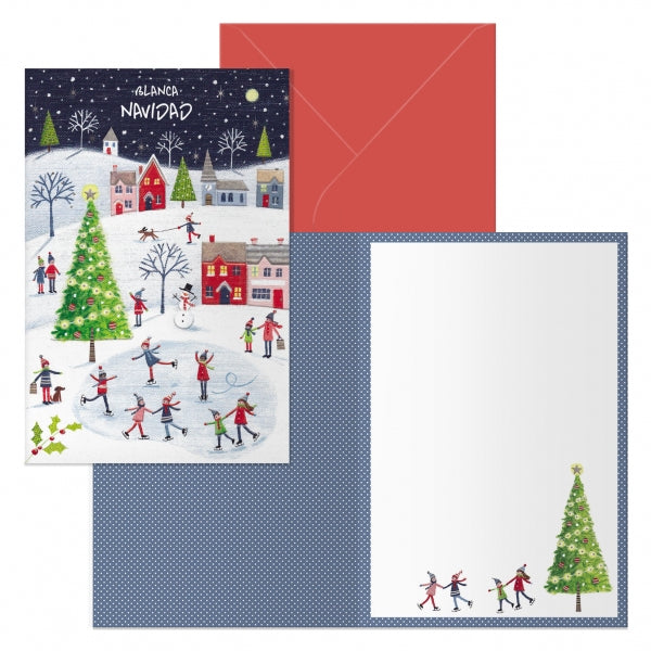 DOHE - CHRISTMAS DOHE 115x170 ICE RINK - Pack de 6 unidades