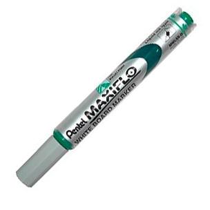 Pentel - PENTEL MAXIFLO MWL-5S MARCADOR PIZARRA-BLANCA VERDE -12U-