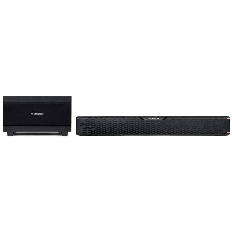 Thomson SB60BTS Barra de Sonido 60W con Subwoofer Bluetooth 5.0 - Mando a Distancia - Diseño Compacto - Color Negro 1 pieza(s)