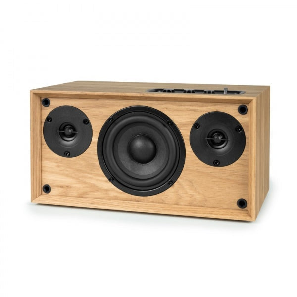 Thomson WS502 Altavoz 100W Bluetooth 5.0 - Caja de Madera - Frente Desmontable - Entrada RCA, USB, AUX-IN - Color Madera 1 pieza(s)